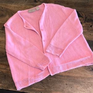 Nordstrom Pink Shrug Cartigan